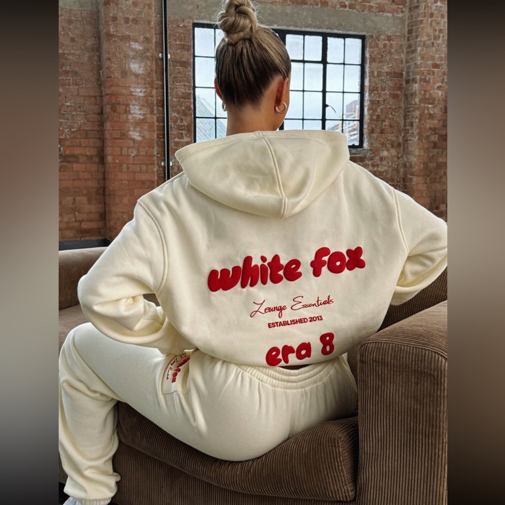 White Fox Boutique Era 8 Hoodie (Cherry Cream) - Picture 1 of 14